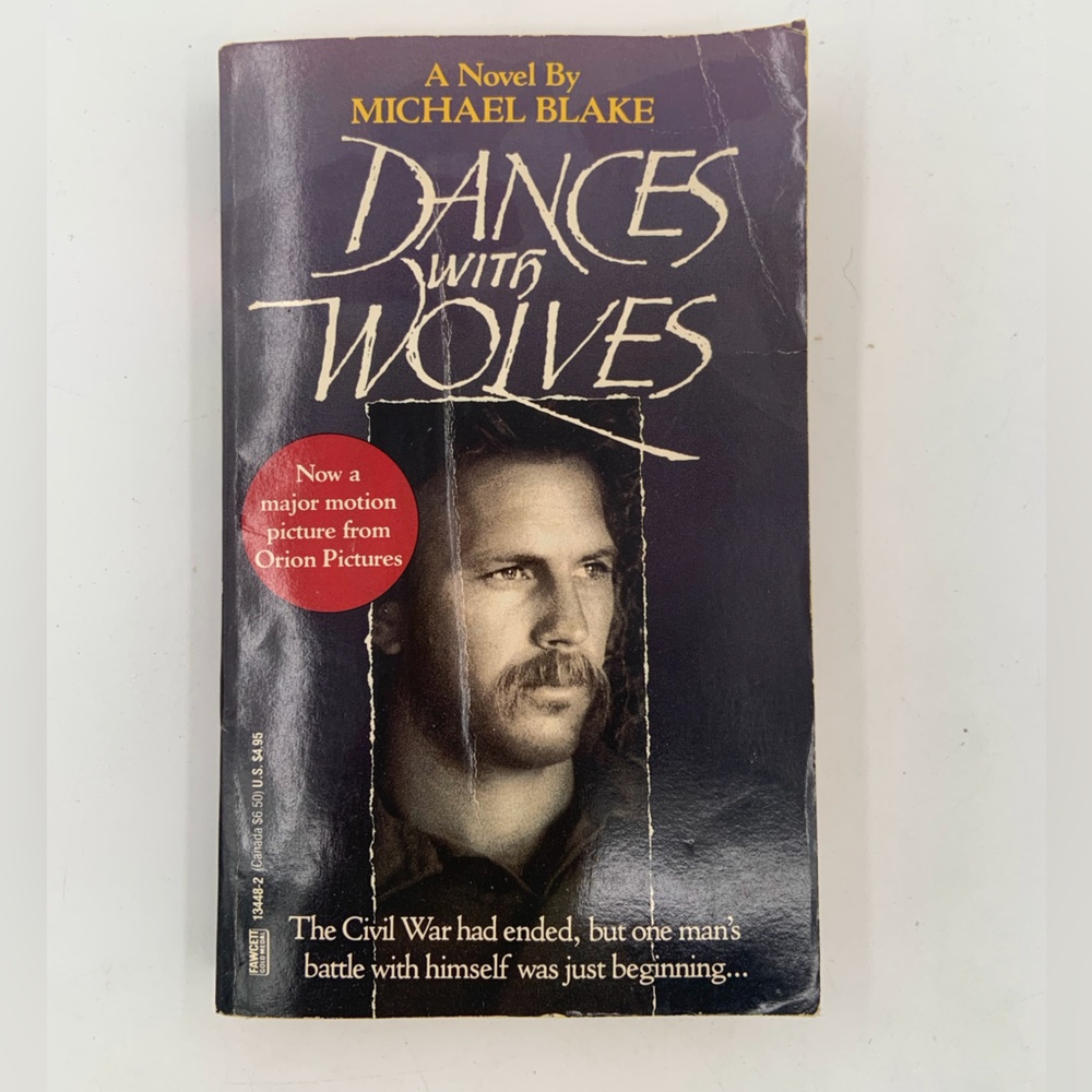 🌹New Listing🌹GUC Dances with Wolves - Novel (Book) by Michael Blake